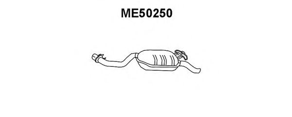 Глушитель выхлопных газов конечный VENEPORTE ME50250