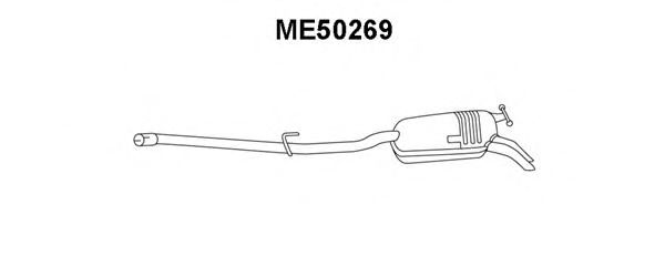 Глушитель выхлопных газов конечный VENEPORTE ME50269