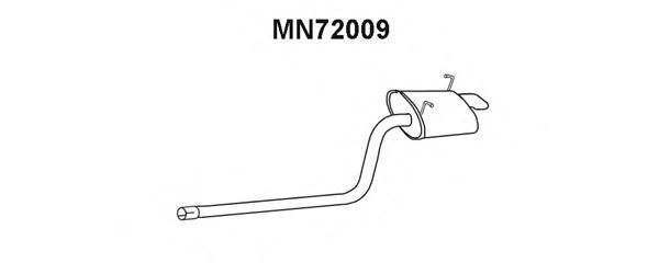 Глушитель выхлопных газов конечный VENEPORTE MN72009