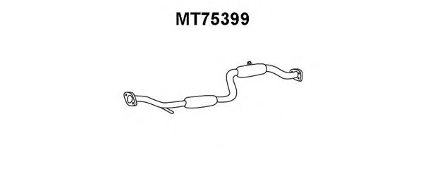 Предглушитель выхлопных газов VENEPORTE MT75399
