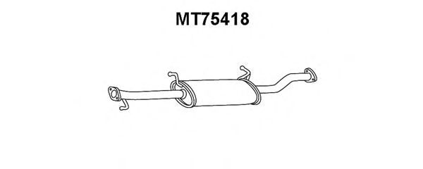 Предглушитель выхлопных газов VENEPORTE MT75418