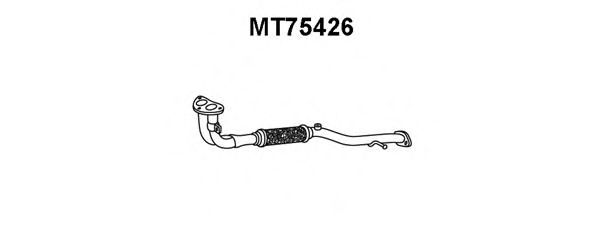 Труба выхлопного газа VENEPORTE MT75426
