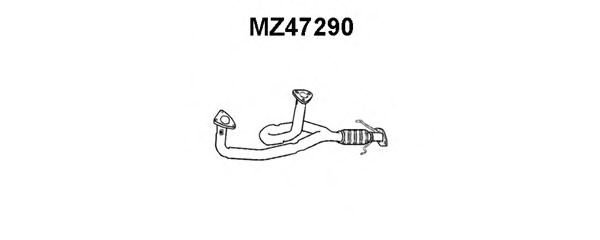 Труба выхлопного газа VENEPORTE MZ47290