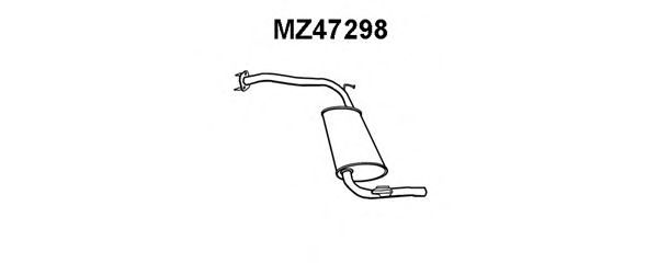 Глушитель выхлопных газов конечный VENEPORTE MZ47298