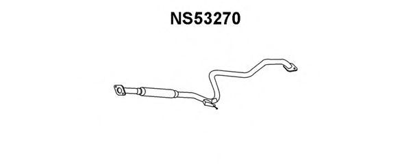 Средний глушитель выхлопных газов VENEPORTE NS53270