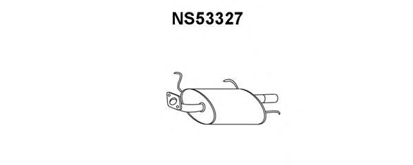 Глушитель выхлопных газов конечный VENEPORTE NS53327