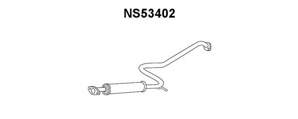 Предглушитель выхлопных газов VENEPORTE NS53402