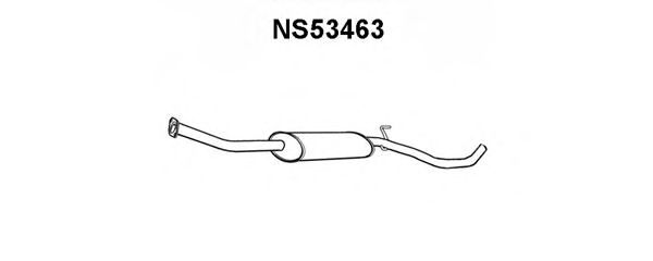Предглушитель выхлопных газов VENEPORTE NS53463