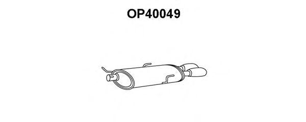 Глушитель выхлопных газов конечный KLARIUS 220329