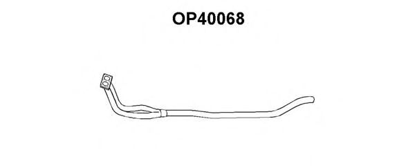 Труба выхлопного газа VENEPORTE OP40068