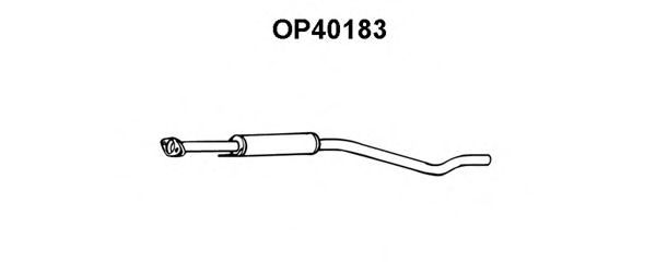 Средний глушитель выхлопных газов VENEPORTE OP40183