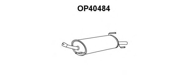 Глушитель выхлопных газов конечный VENEPORTE OP40484