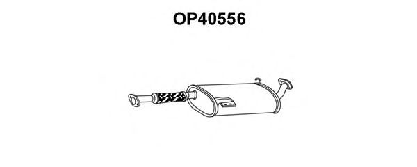 Глушитель выхлопных газов конечный VENEPORTE OP40556