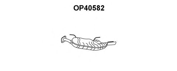 Глушитель выхлопных газов конечный VENEPORTE OP40582