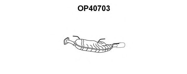 Глушитель выхлопных газов конечный VENEPORTE OP40703
