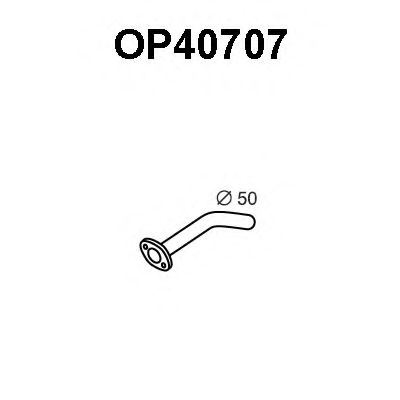 Труба выхлопного газа VENEPORTE OP40707