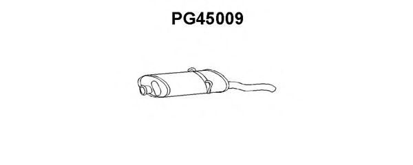 Глушитель выхлопных газов конечный VENEPORTE PG45009