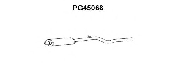 Средний глушитель выхлопных газов VENEPORTE PG45068