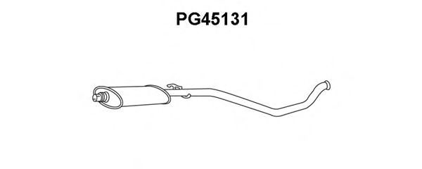 Предглушитель выхлопных газов VENEPORTE PG45131