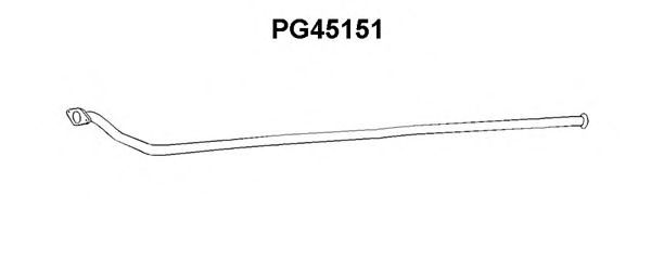Труба выхлопного газа VENEPORTE PG45151