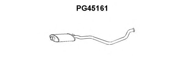Средний глушитель выхлопных газов VENEPORTE PG45161