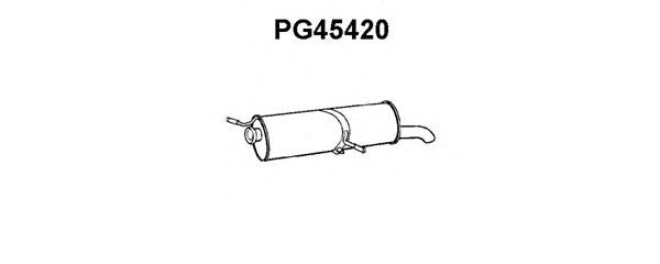 Глушитель выхлопных газов конечный VENEPORTE PG45420
