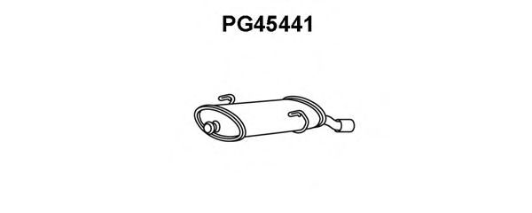 Глушитель выхлопных газов конечный VENEPORTE PG45441