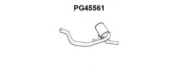 Средний глушитель выхлопных газов VENEPORTE PG45561