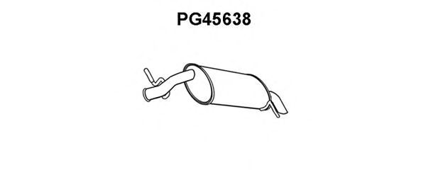 Глушитель выхлопных газов конечный VENEPORTE PG45638