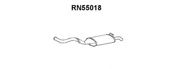 Глушитель выхлопных газов конечный VENEPORTE RN55018