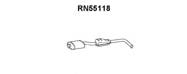 Средний глушитель выхлопных газов VENEPORTE RN55118