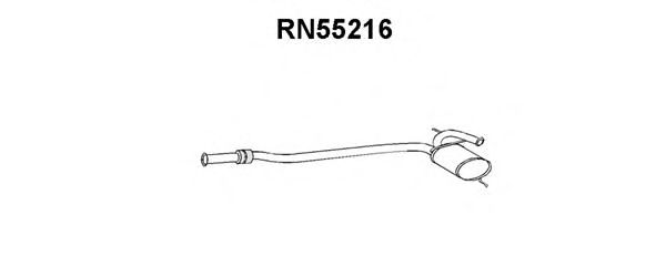 Предглушитель выхлопных газов VENEPORTE RN55216
