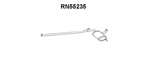 Средний глушитель выхлопных газов VENEPORTE RN55235