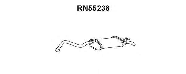 Глушитель выхлопных газов конечный VENEPORTE RN55238