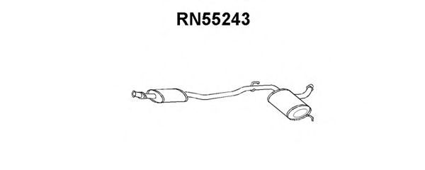 Предглушитель выхлопных газов VENEPORTE RN55243