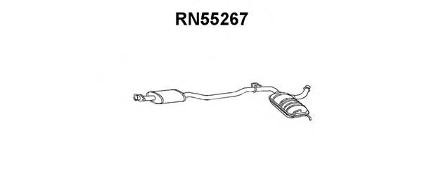 Предглушитель выхлопных газов VENEPORTE RN55267