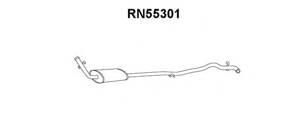 Средний глушитель выхлопных газов VENEPORTE RN55301