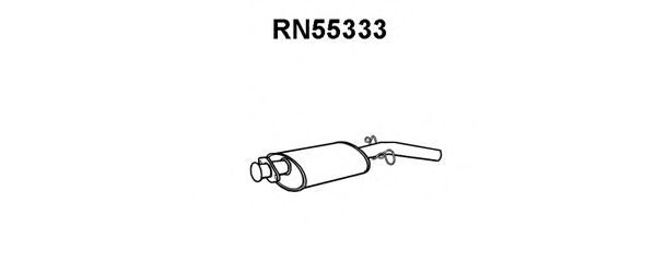 Глушитель выхлопных газов конечный VENEPORTE RN55333