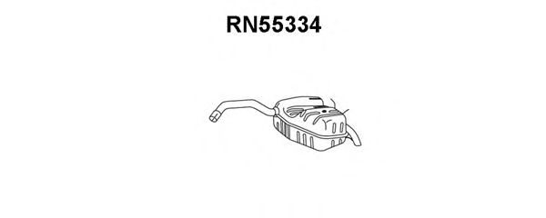 Глушитель выхлопных газов конечный VENEPORTE RN55334