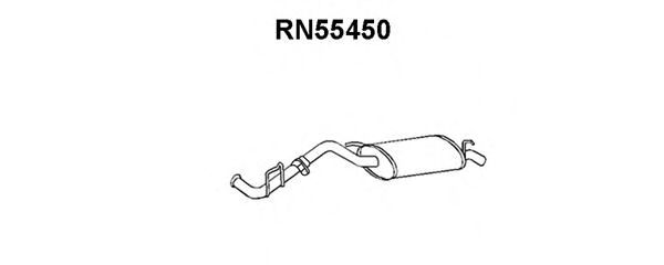 Глушитель выхлопных газов конечный VENEPORTE RN55450