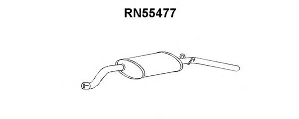 Глушитель выхлопных газов конечный VENEPORTE RN55477