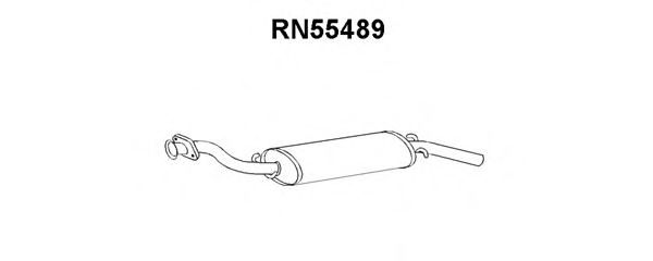 Глушитель выхлопных газов конечный VENEPORTE RN55489