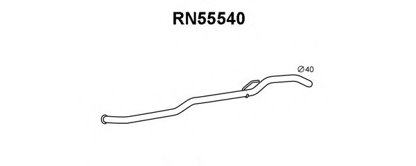 Труба выхлопного газа VENEPORTE RN55540