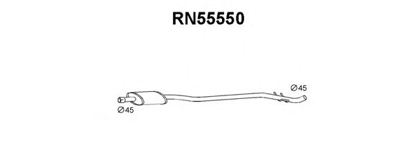 Предглушитель выхлопных газов VENEPORTE RN55550