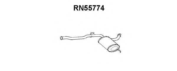Предглушитель выхлопных газов VENEPORTE RN55774