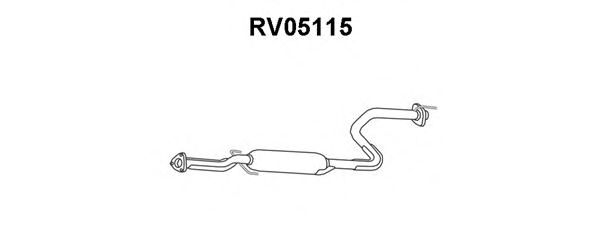 Средний глушитель выхлопных газов VENEPORTE RV05115