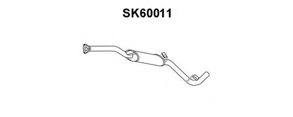 Предглушитель выхлопных газов VENEPORTE SK60011