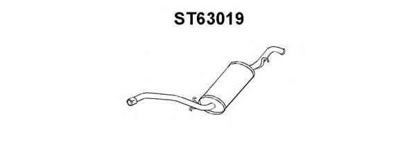 Глушитель выхлопных газов конечный VENEPORTE ST63019