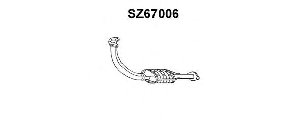 Предглушитель выхлопных газов VENEPORTE SZ67006