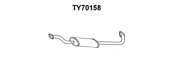 Предглушитель выхлопных газов VENEPORTE TY70158
